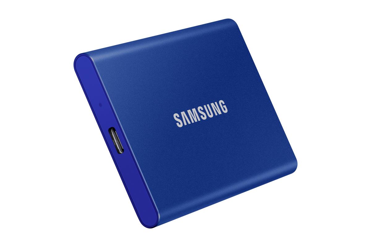 Portable SSD - T7 - USB 3.2 - 500GB - Blue