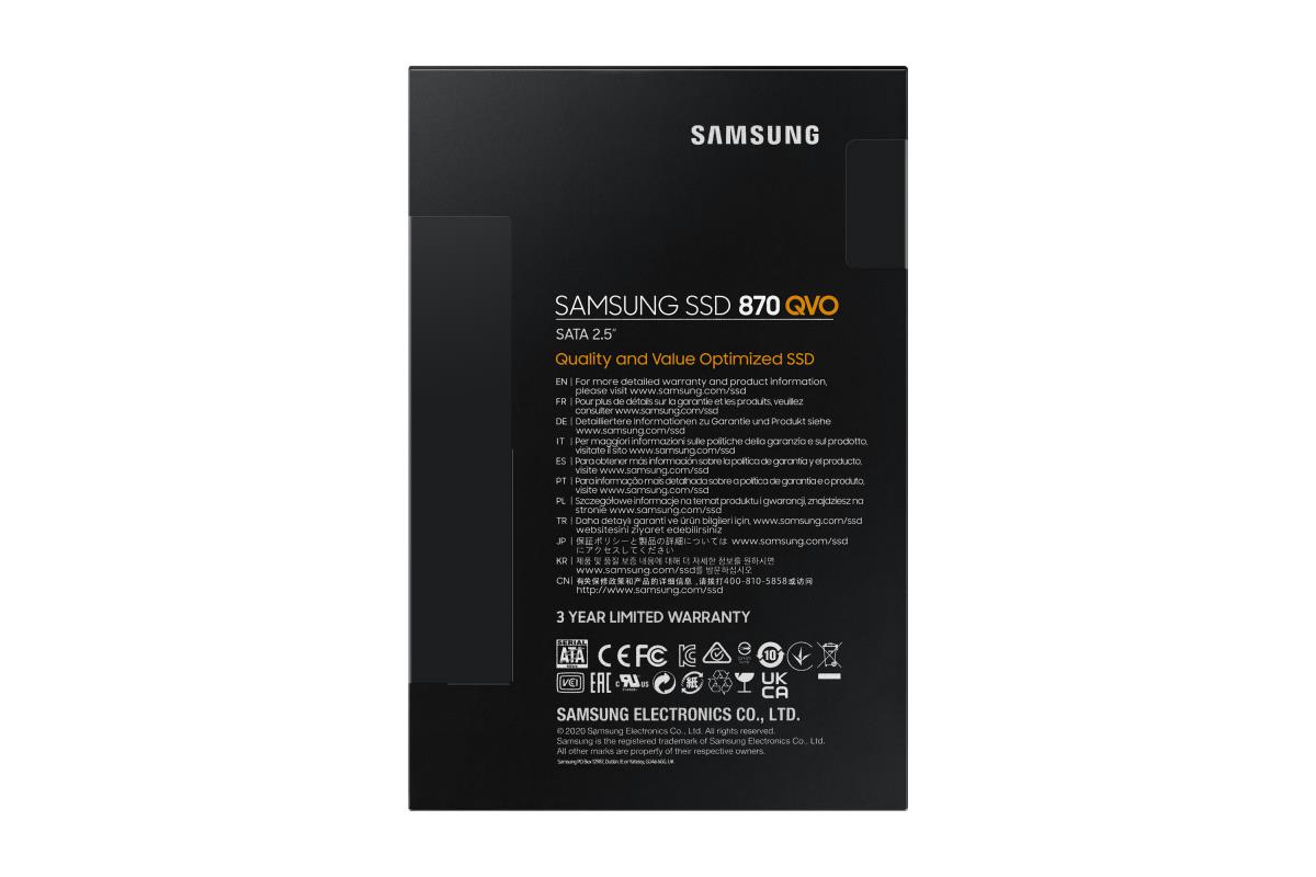 SSD - 870 Qvo - 8TB - 2.5in - SATA III