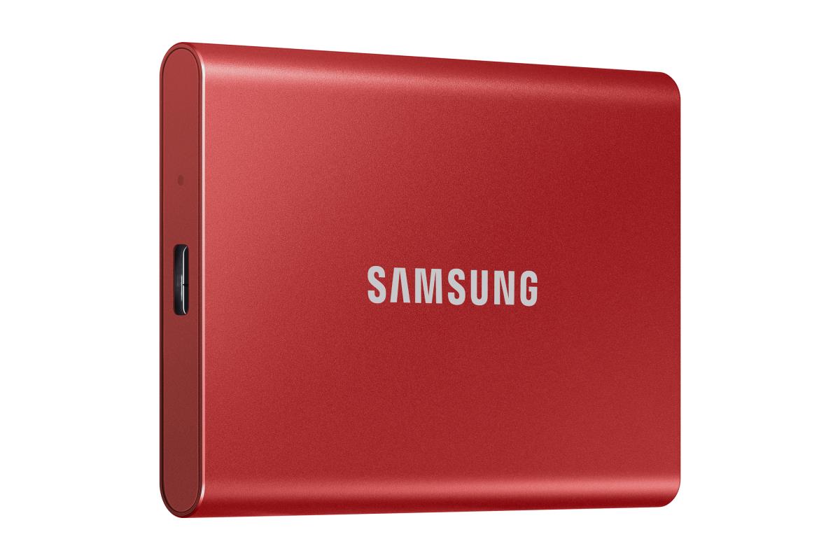 Portable SSD - T7 - USB 3.2 - 2TB - Red