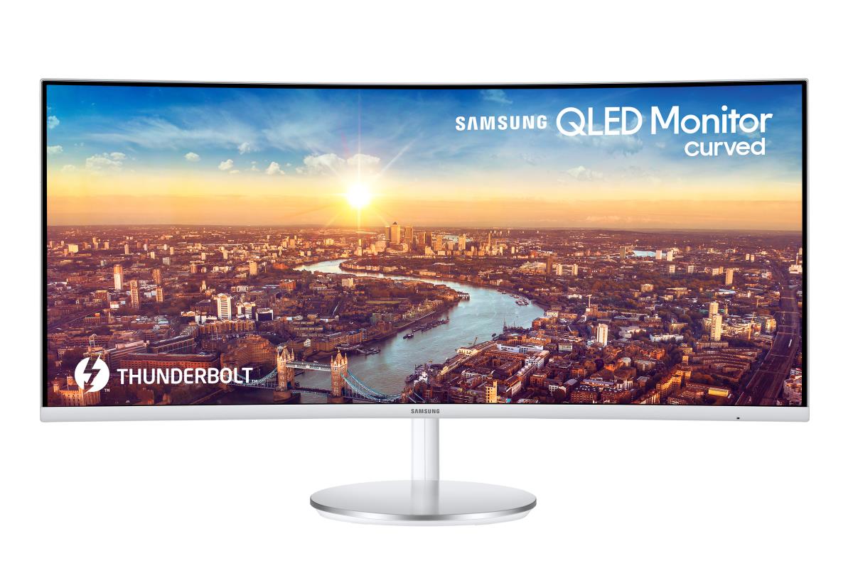 Curved Monitor - C34j791wtr - 34in - 3440x1440 - 2x Thunderbolt 3, Hdmi