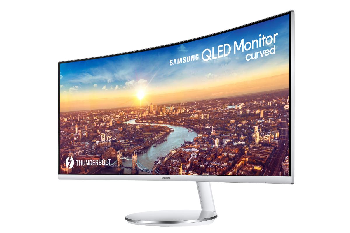 Curved Monitor - C34j791wtr - 34in - 3440x1440 - 2x Thunderbolt 3, Hdmi