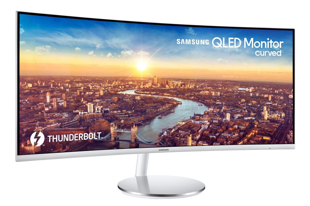 Curved Monitor - C34j791wtr - 34in - 3440x1440 - 2x Thunderbolt 3, Hdmi