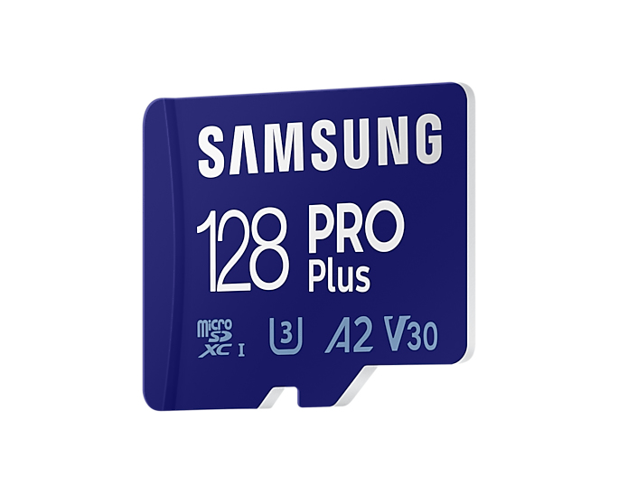 Micro Sd Card Pro+ 128GB U3, V30, A2 Blue