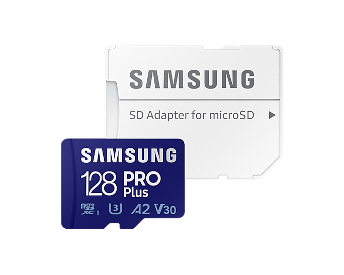 Micro Sd Card Pro+ 128GB U3, V30, A2 Blue