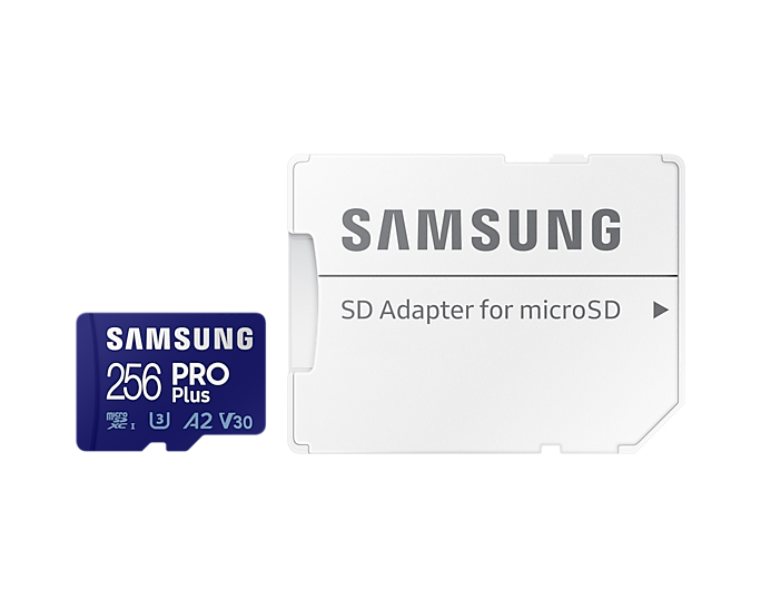 Micro Sd Card Pro+ 256GB U3, V30, A2 Blue