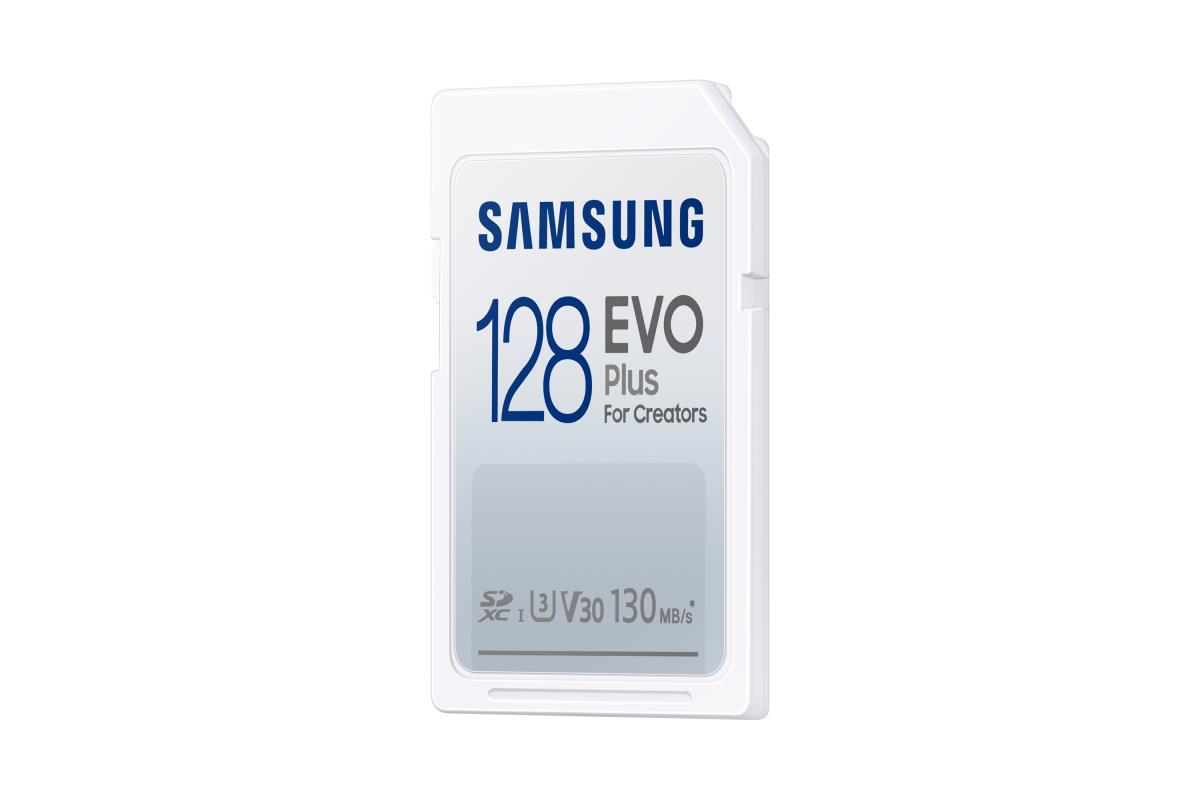 Sd Evo Plus - 128GB - Flash Card - U3, V30 , 130mb/s - White