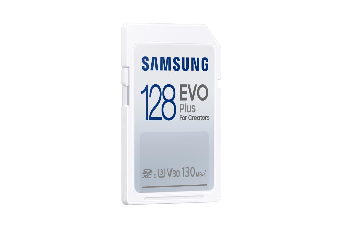 Sd Evo Plus - 128GB - Flash Card - U3, V30 , 130mb/s - White