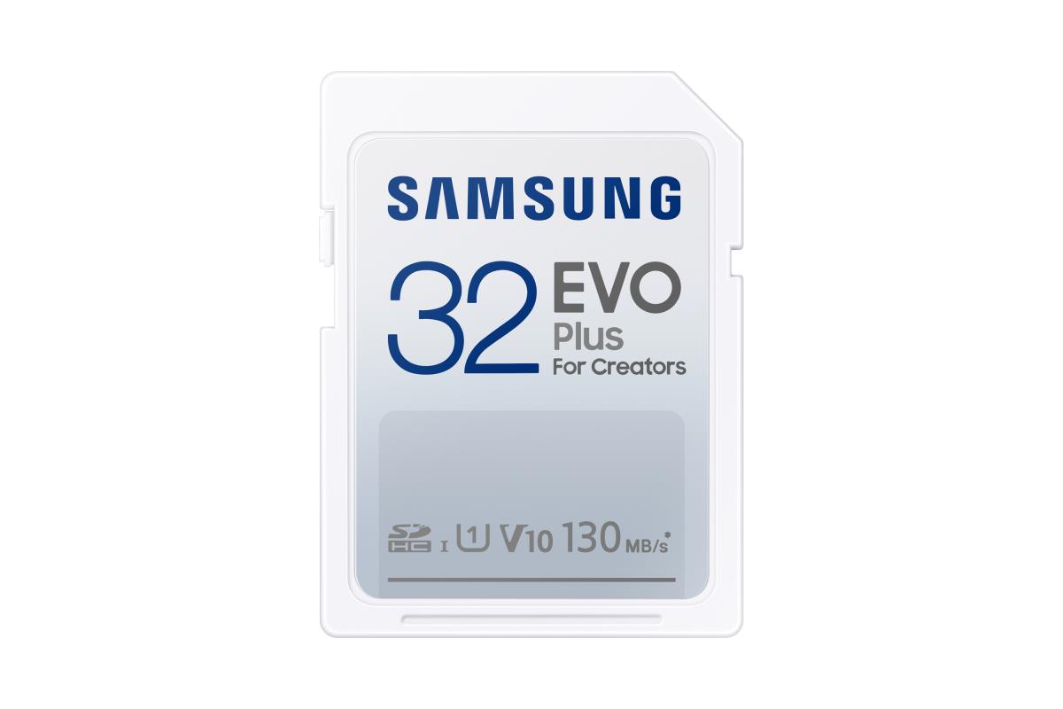 Sd Evo Plus - 32GB - Flash Card - U3, V30 , 130mb/s - White