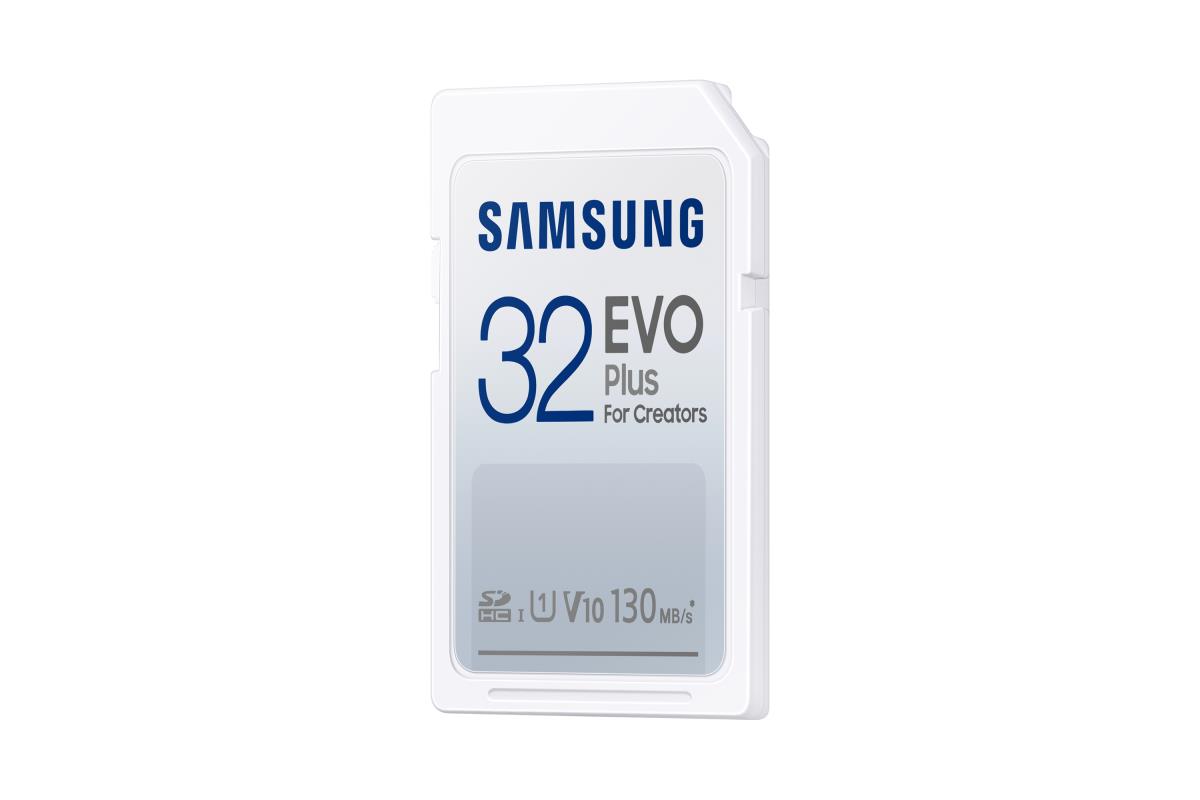 Sd Evo Plus - 32GB - Flash Card - U3, V30 , 130mb/s - White