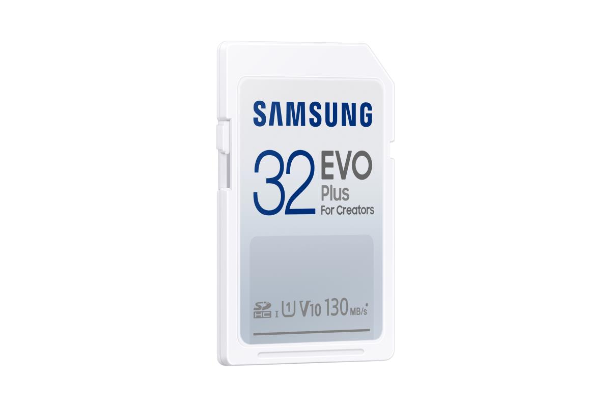 Sd Evo Plus - 32GB - Flash Card - U3, V30 , 130mb/s - White
