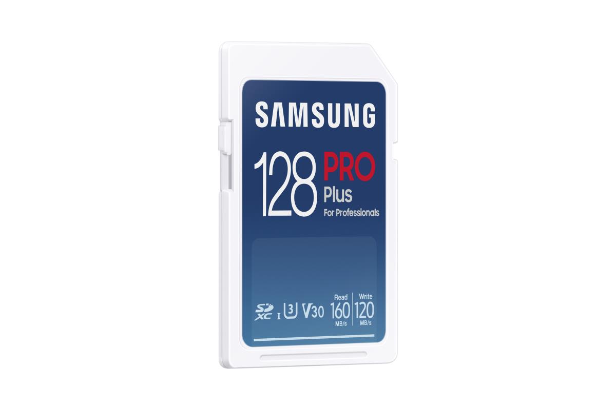 Sd Pro Plus - 128GB - Flash Card - U3, V30 , 160mb/s - White