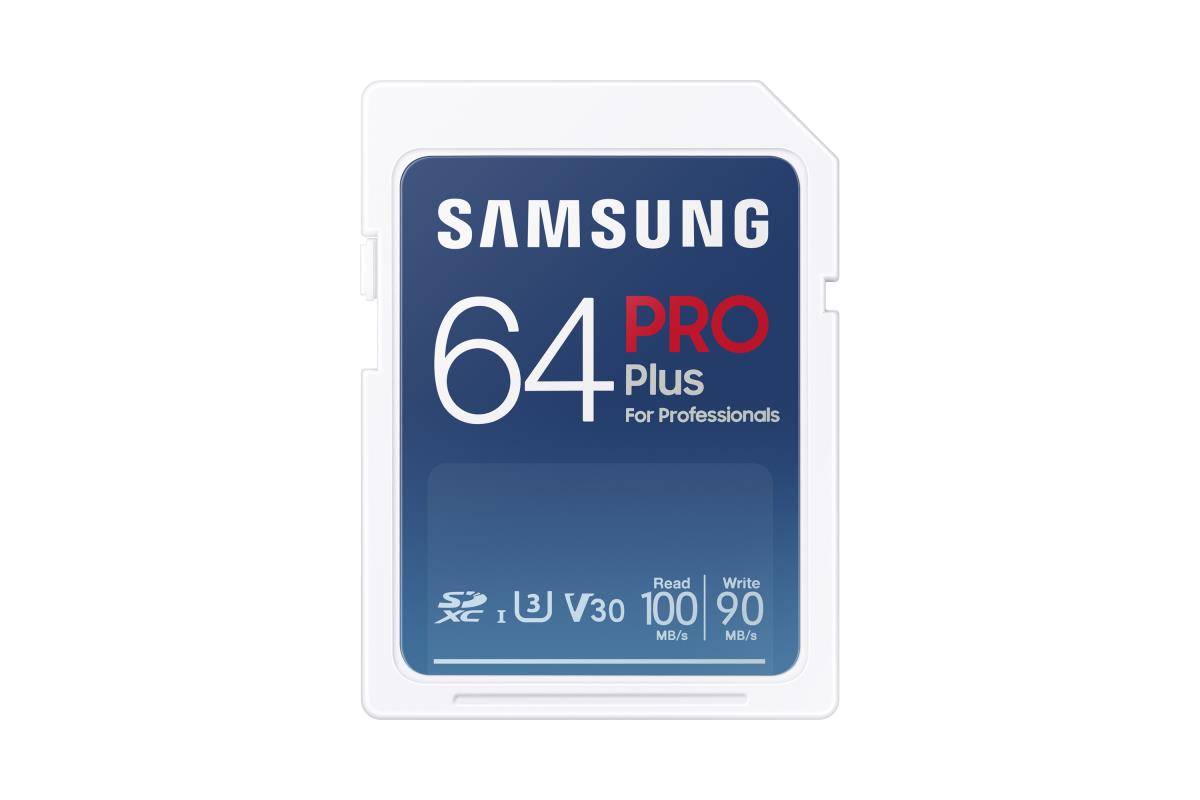 Sd Pro Plus - 64GB - Flash Card - U3, V30 , 160mb/s - White