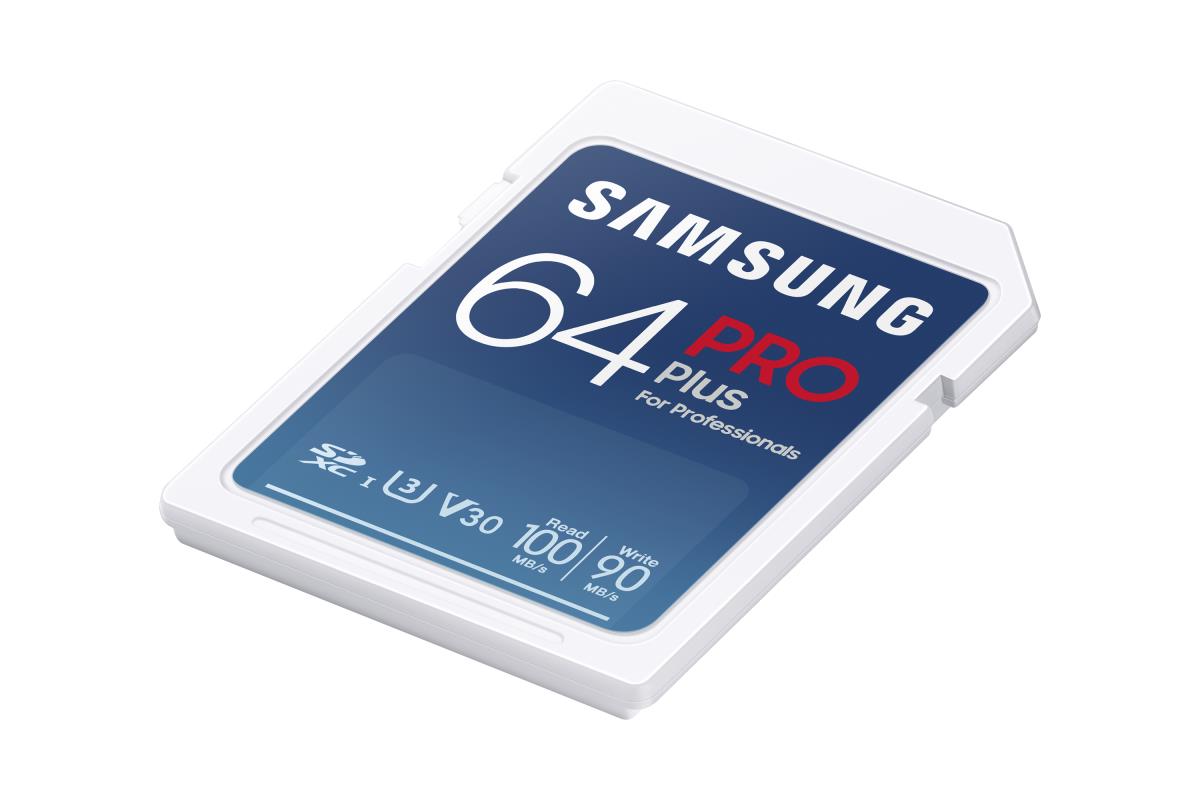 Sd Pro Plus - 64GB - Flash Card - U3, V30 , 160mb/s - White