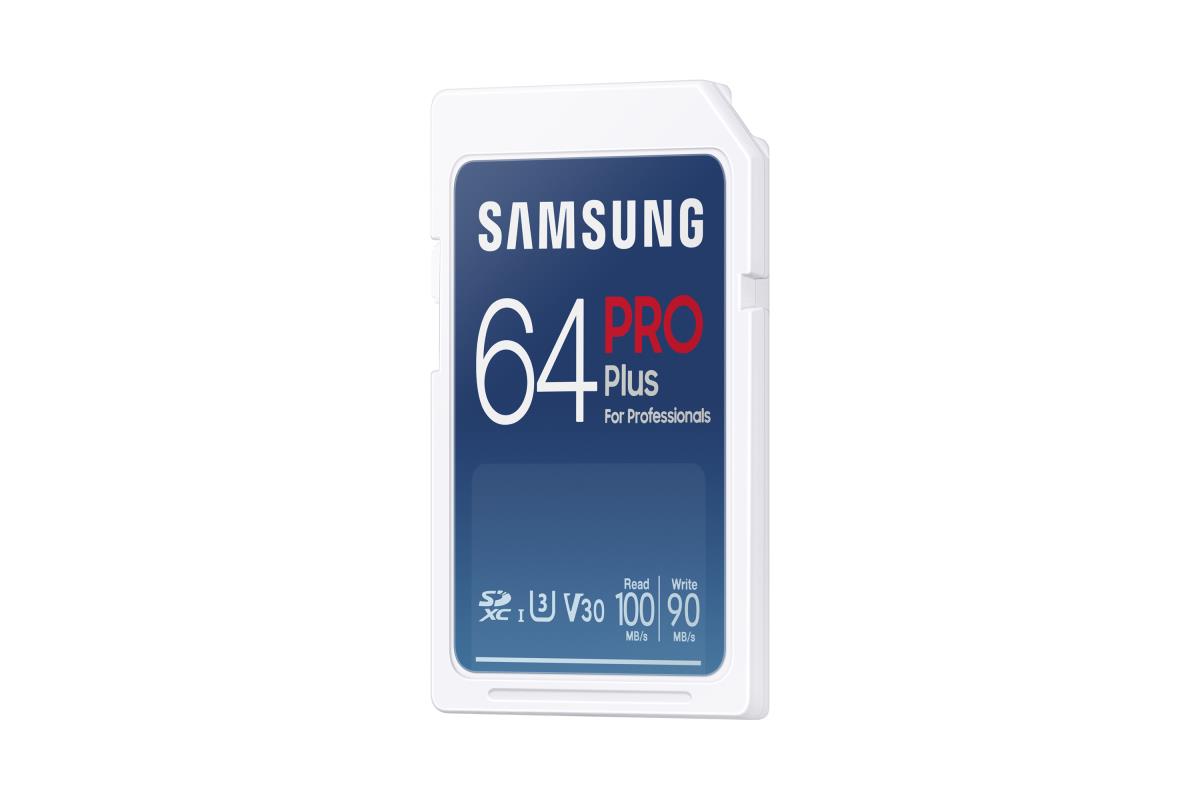 Sd Pro Plus - 64GB - Flash Card - U3, V30 , 160mb/s - White