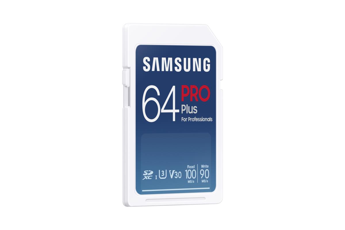 Sd Pro Plus - 64GB - Flash Card - U3, V30 , 160mb/s - White