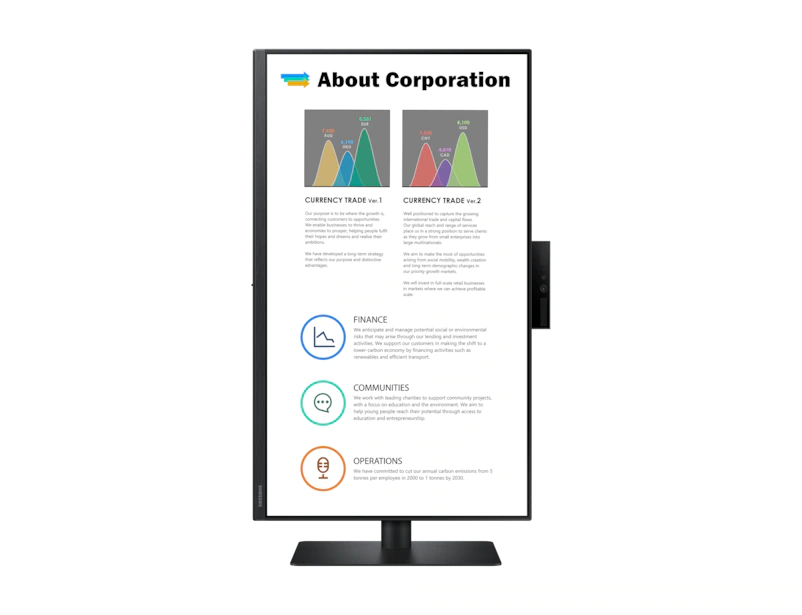 Desktop Monitor - S24a400v - 24in - 1920x1080 IPS Panel