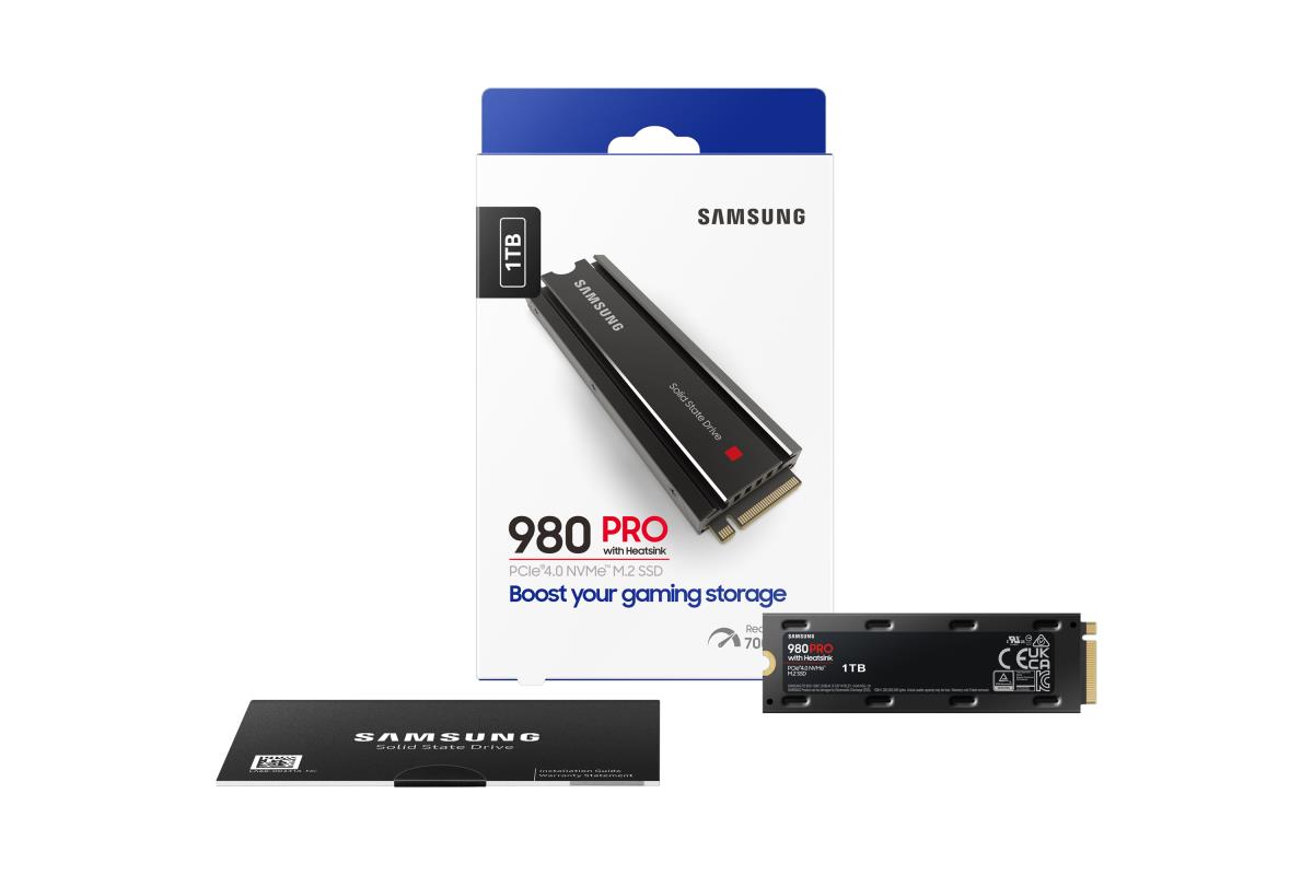 SSD - 980 Pro - 1TB - M2 Nvme Pci-e + Heatsink
