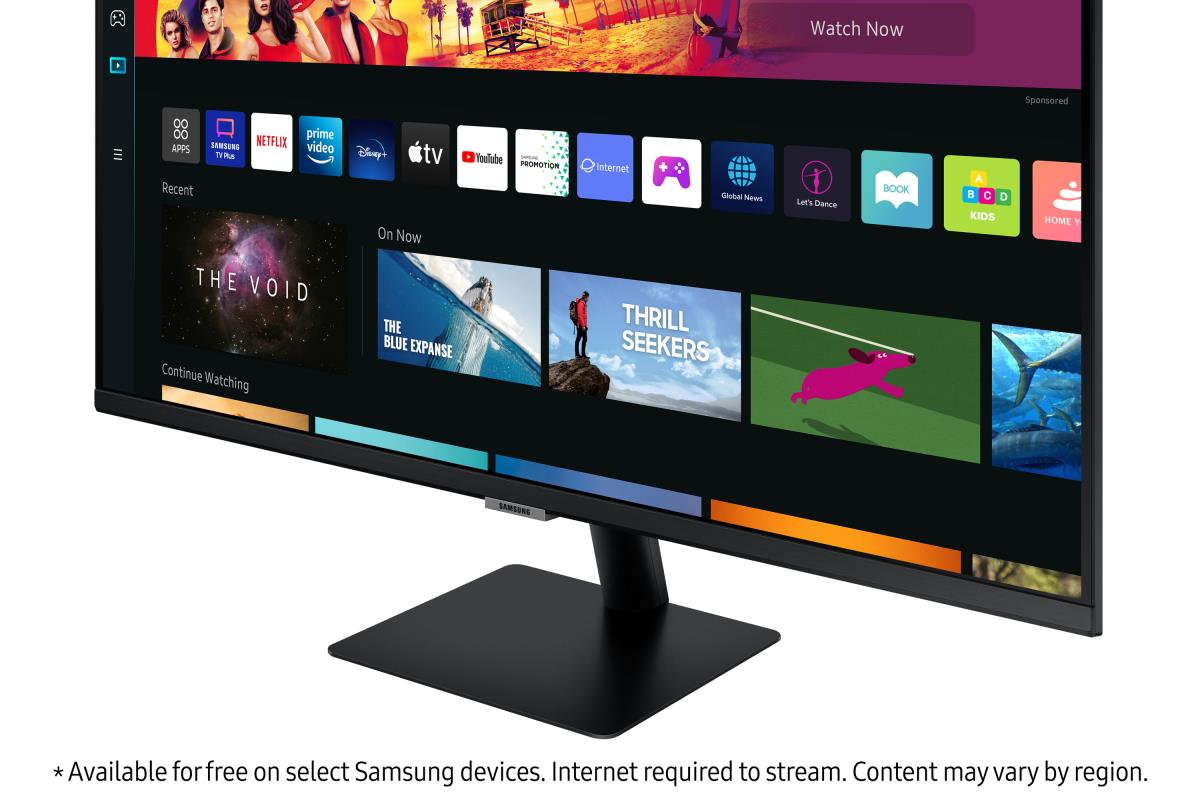 Smart USB-c Monitor - S32bm700u - 32in - 3840 X 2160 - With Smart Tv Experience
