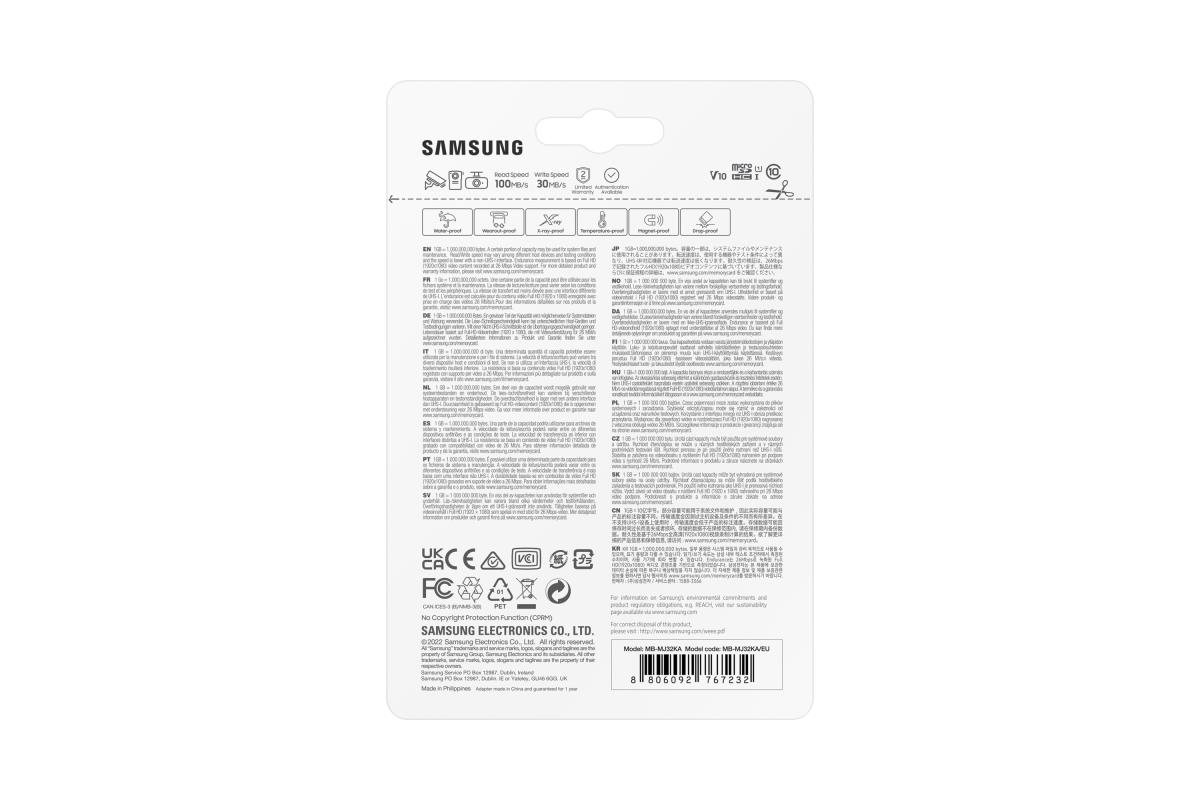Micro Sd - Pro Endurance 32GB U3