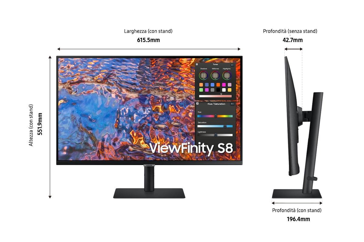 Desktop Monitor - S27b800p - 27in - 3840x2160 - IPS 5ms