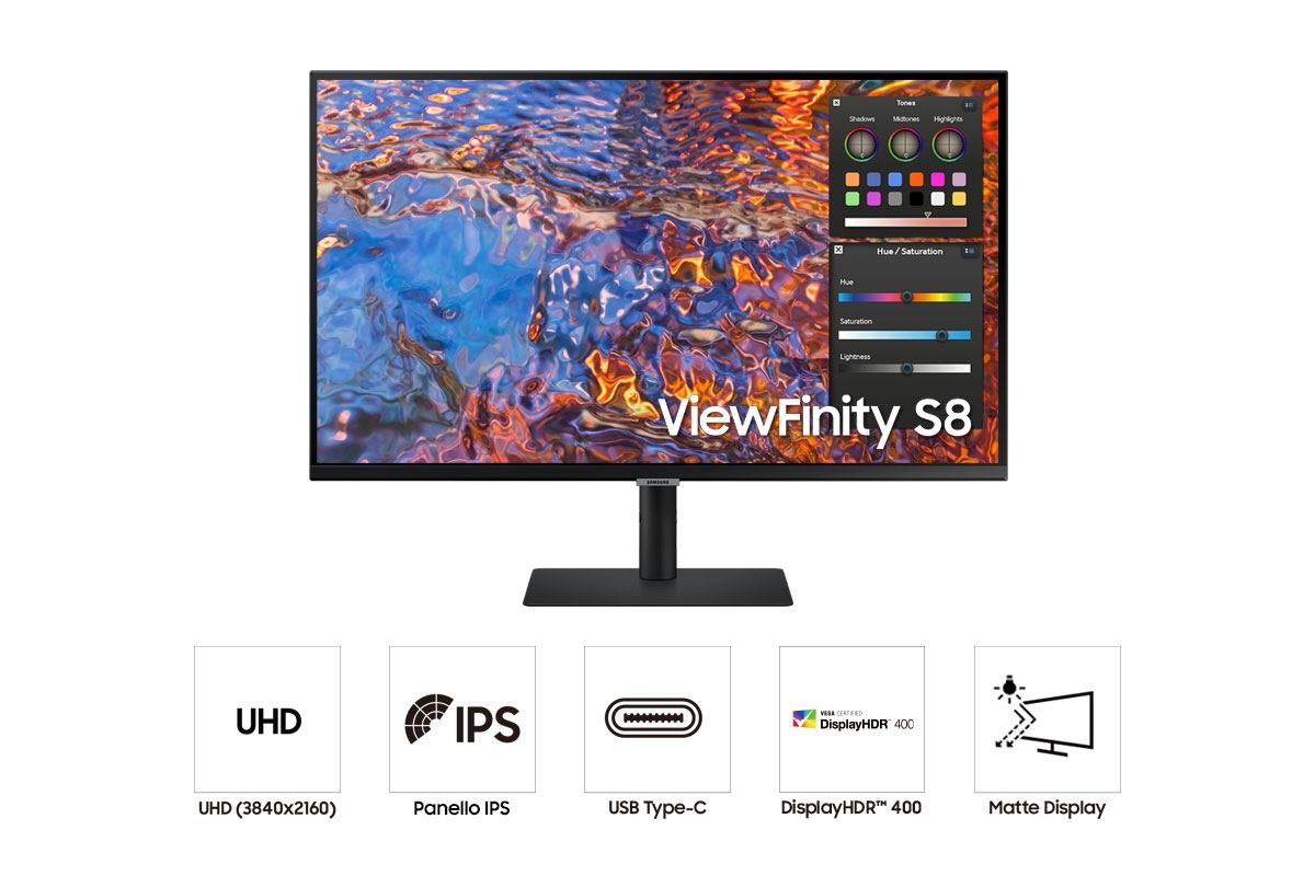 Desktop Monitor - S27b800p - 27in - 3840x2160 - IPS 5ms