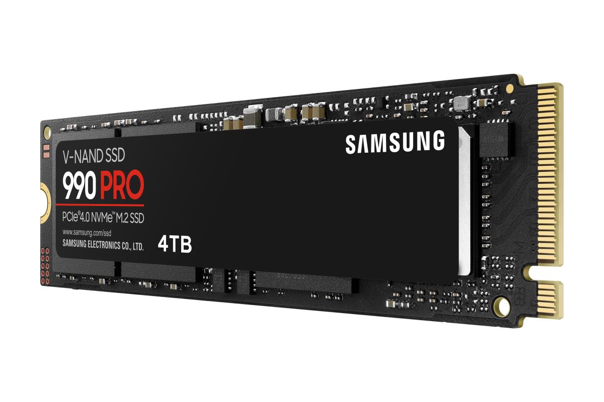 SSD - 990 Pro Series - 4 TB - M.2 - Pci-e 4.0 - Black
