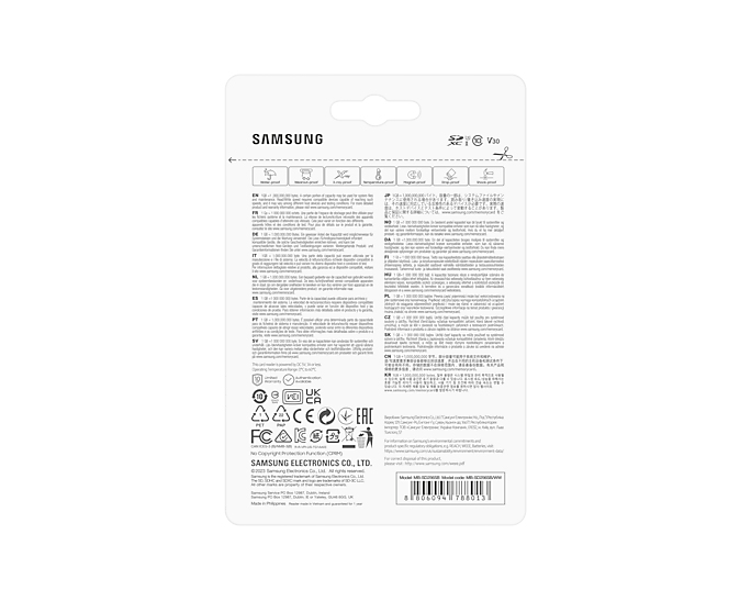 Sd Pro Plus - 256GB - Flash Card - Reader Full  - U3, V30 , 180mb/s - White