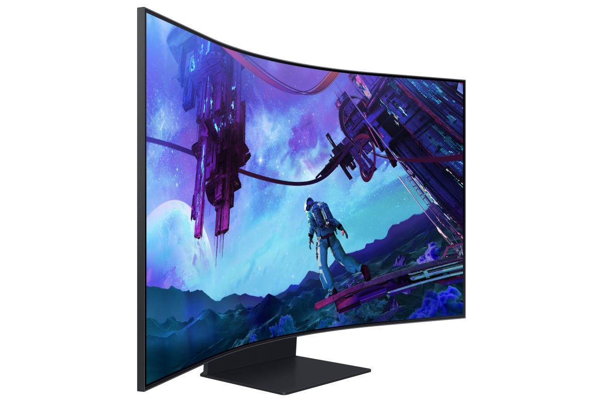 Desktop USB-c Monitor - S55cg97wnu - 55in - 3840 X 2160 4k Mini LED Gaming Monitor Odyssey Ark