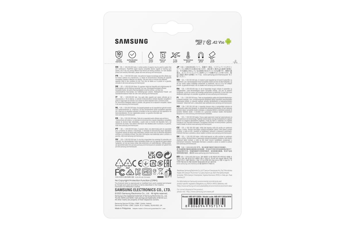 Micro Sd Pro Ultimate - 128GB R200 / W130 Mb/s(config)