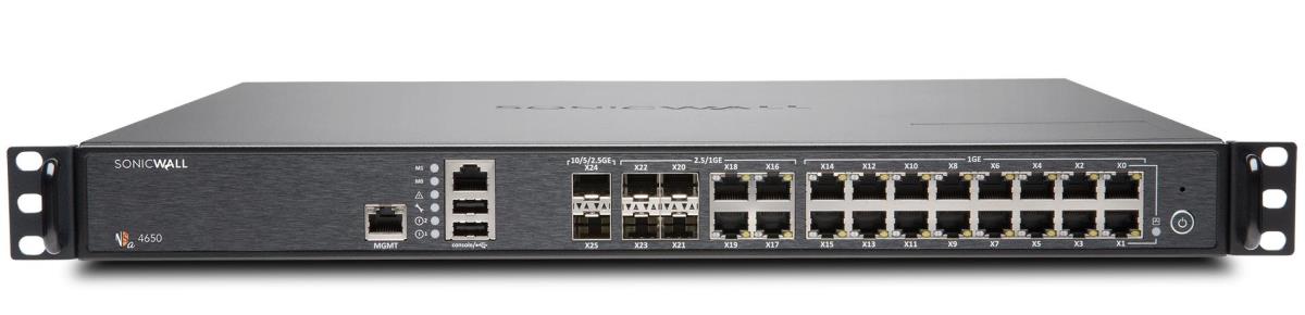 Nsa 5650 Security Appliance Advanced Edition 10 Ports Gige 1u Rackmountable With 1 Year Totalsecure