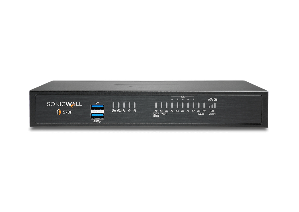 Tz570p Security Appliance 256 Ports 4gbps USB Poe/poe+