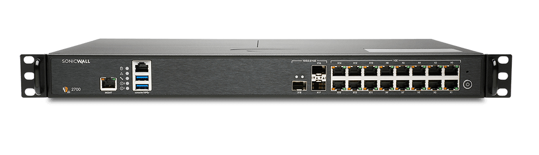 Nsa 2700 Security Appliance 16 X 1gbe 3 X 10gbe Sfp+