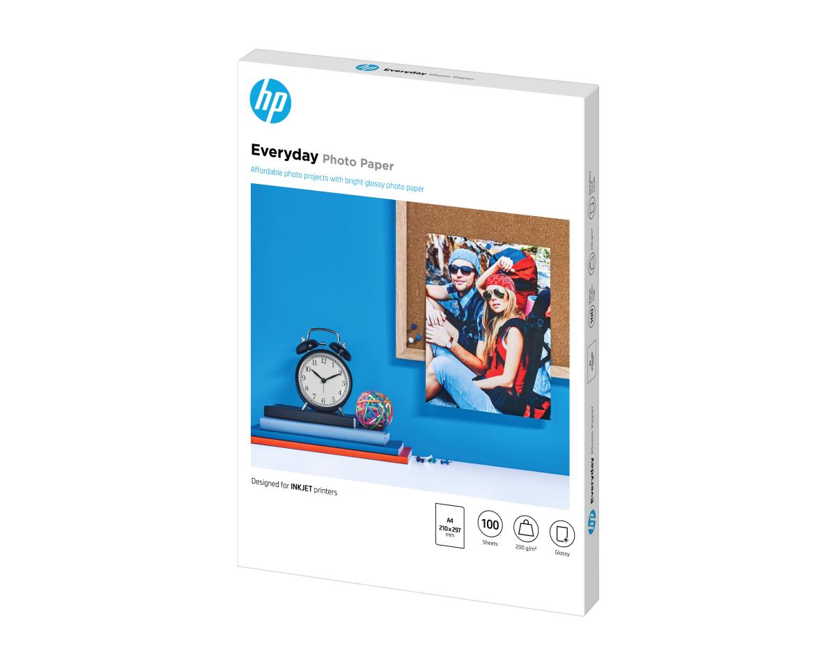 Everyday Photo Paper Semi Glossy One-sided A4 100-sheets (q2510a)
