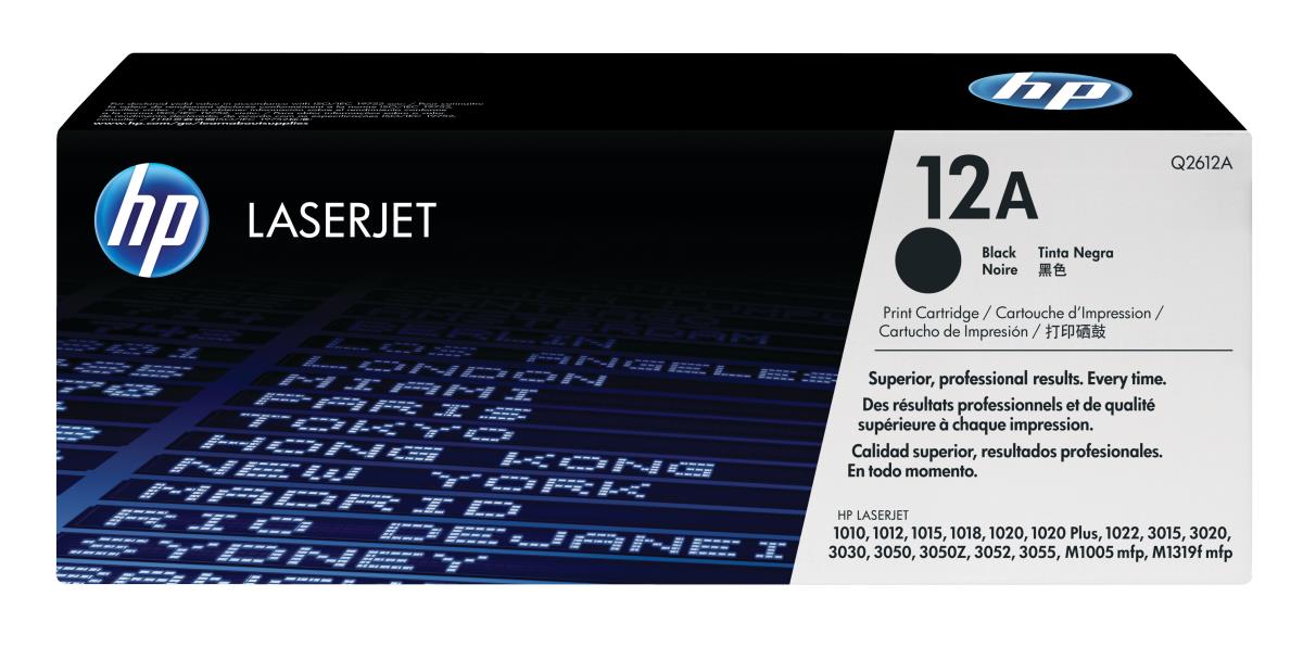 Toner Cartridge - No 12A - 2k Pages - Black