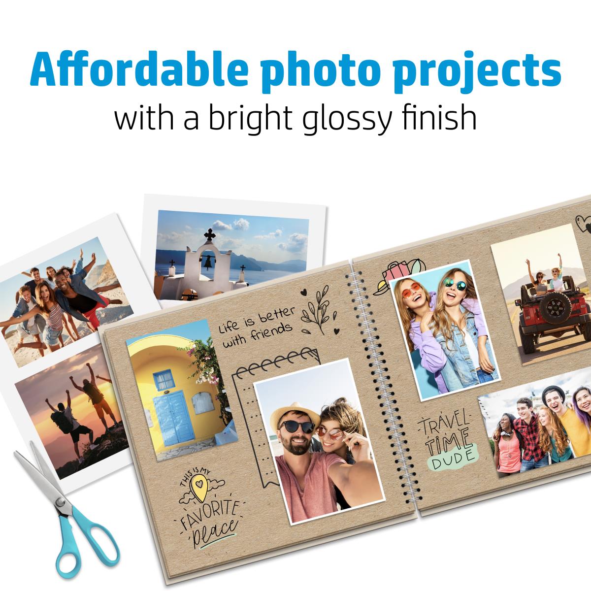 Everyday Photo Paper Semi-glossy One-sided A4 25-sheets (Q5451A)