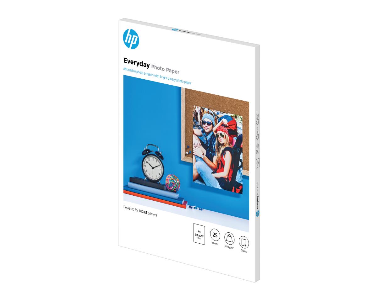 Everyday Photo Paper Semi-glossy One-sided A4 25-sheets (Q5451A)