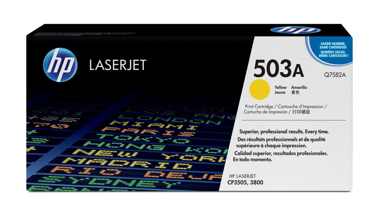 Toner Cartridge - No 503A - 6k Pages - Yellow