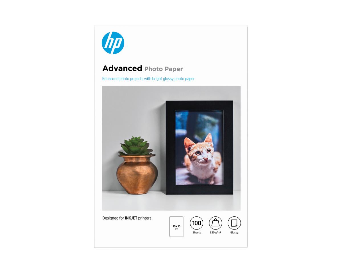 Advanced Glossy Photo Paper 250g/m� 10x15cm Borderless 100-sheet