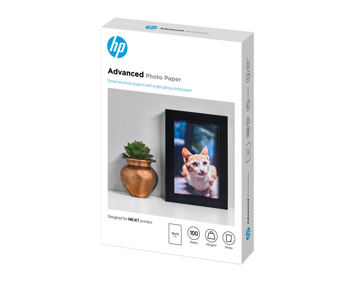 Advanced Glossy Photo Paper 250g/m� 10x15cm Borderless 100-sheet