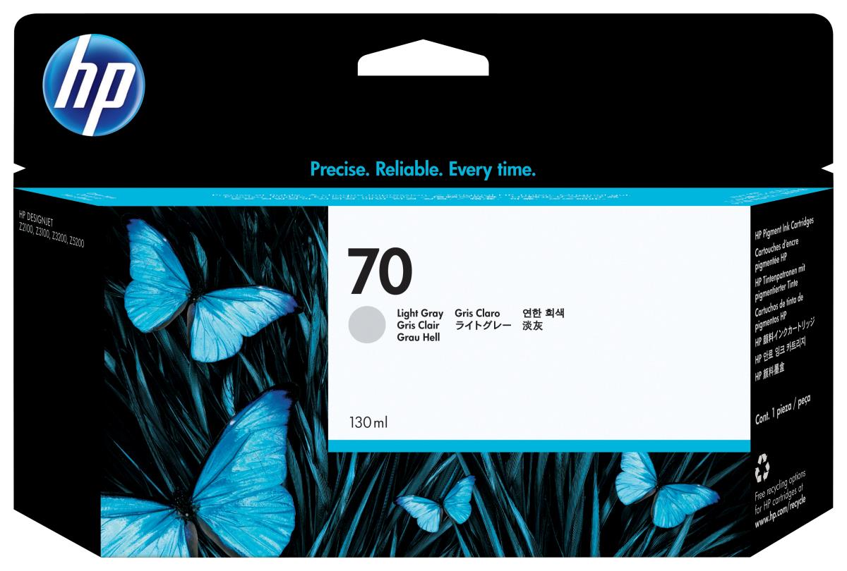 Ink Cartridge - No 70 - 130ml - Light Grey With Vivera Ink