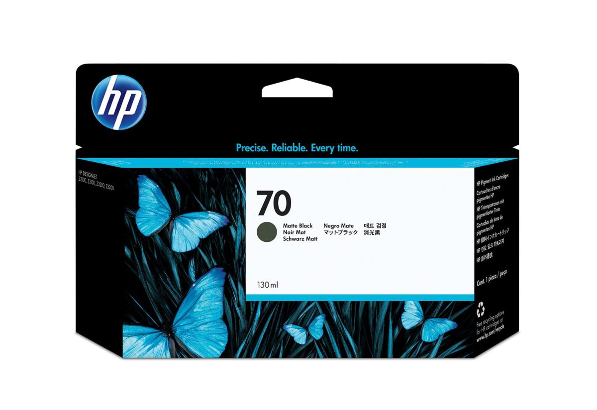 Ink Cartridge - No 70 - 130ml - Matte Black With Vivera Ink