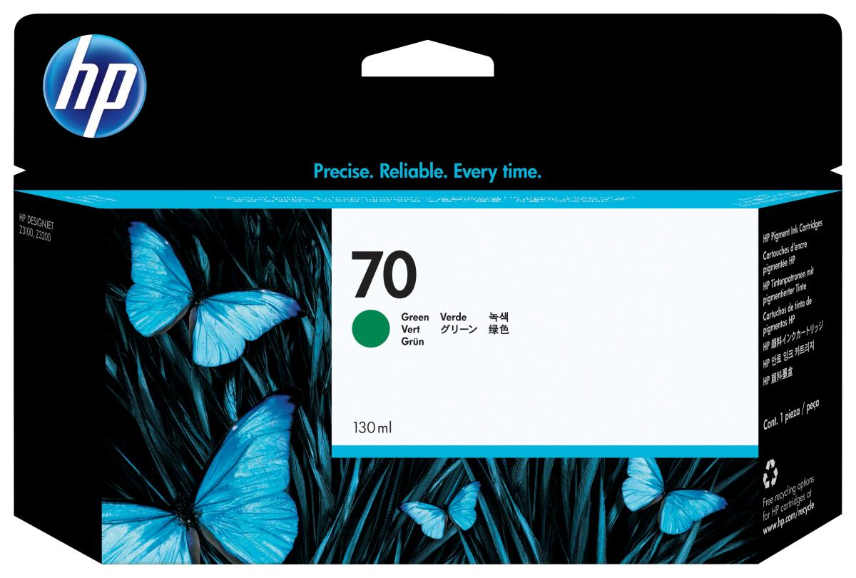 Ink Cartridge - No 70 - 130ml - Green With Vivera Ink