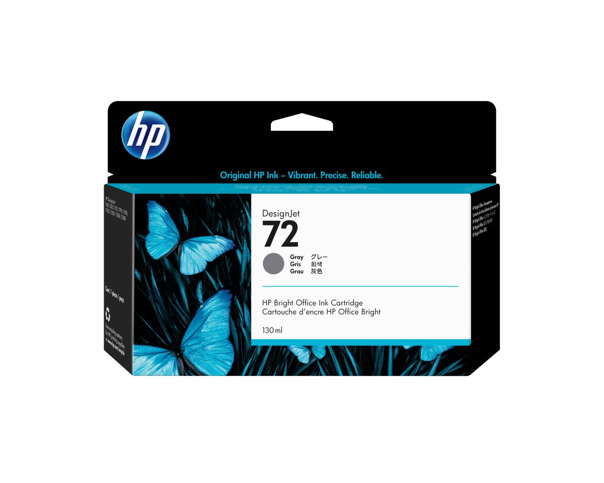 Ink Cartridge - No 72 - 130ml - Grey With Vivera Ink