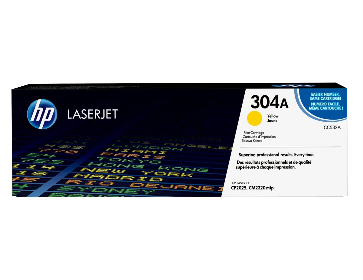 Toner Cartridge - No 304A - 2.8k Pages - Yellow