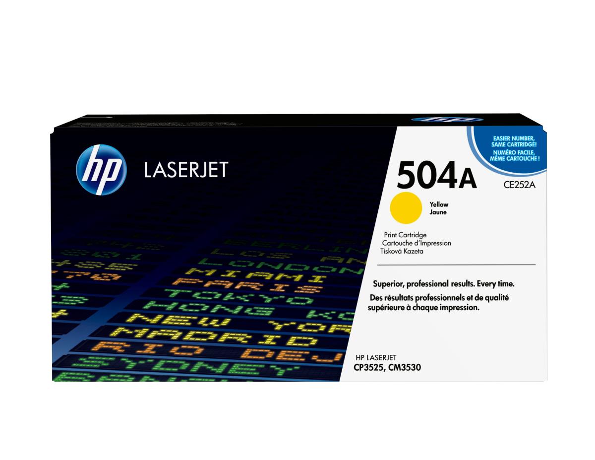 Toner Cartridge - No 504A - 7k Pages - Yellow