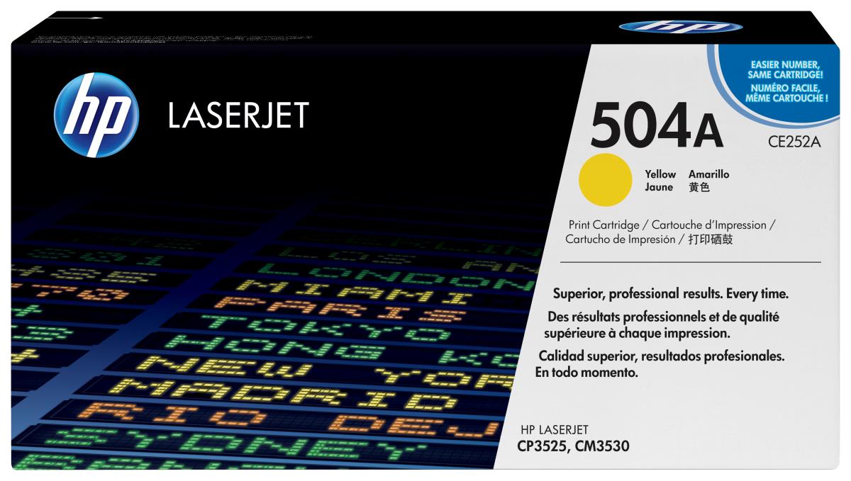 Toner Cartridge - No 504A - 7k Pages - Yellow