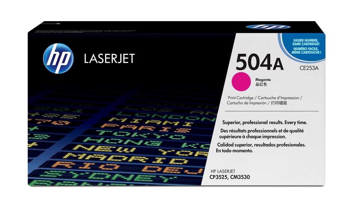Toner Cartridge - No 504A - 7k Pages - Magenta
