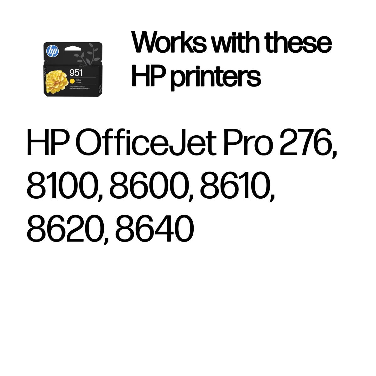 Ink Cartridge - No 951 - 535 Pages - Yellow