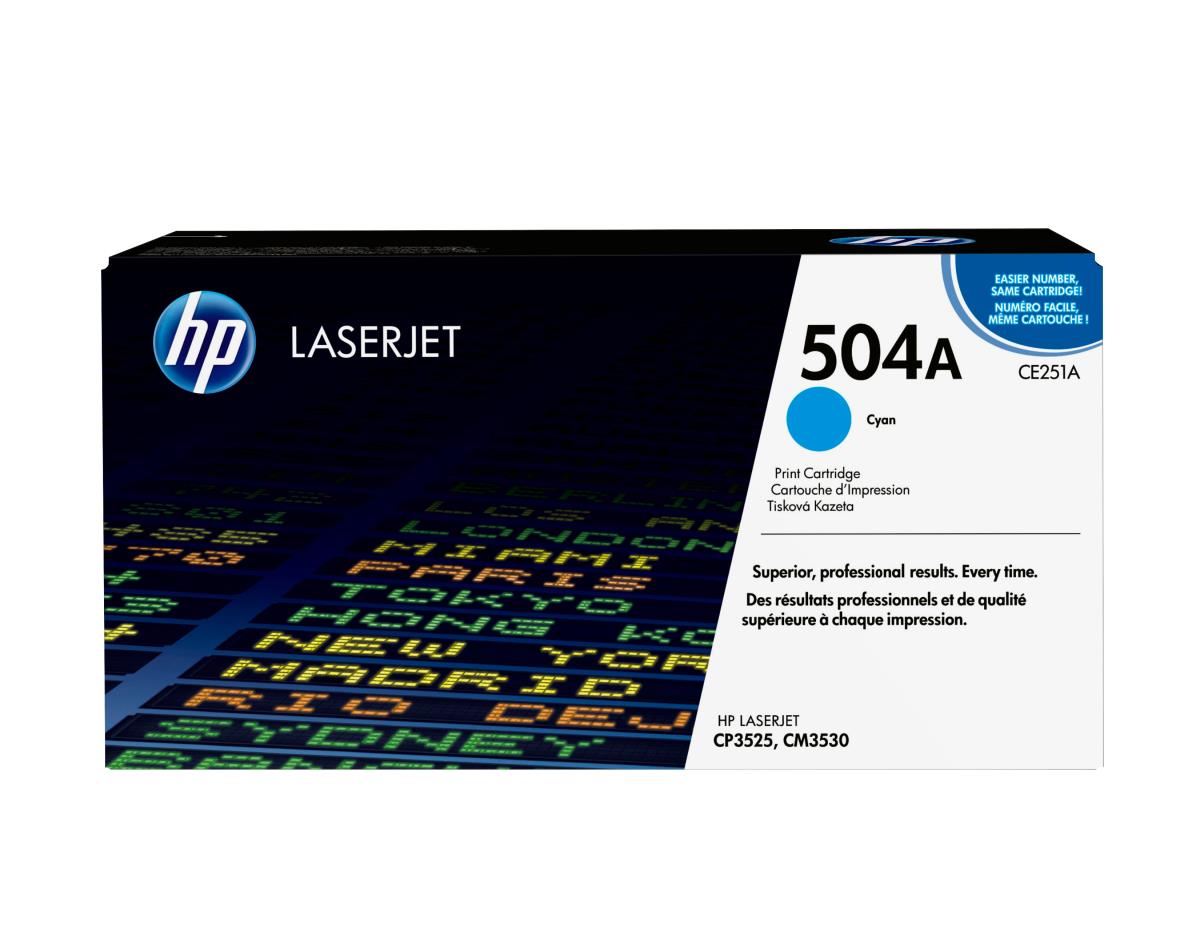 Toner Cartridge - No 504A - 7k Pages - Cyan