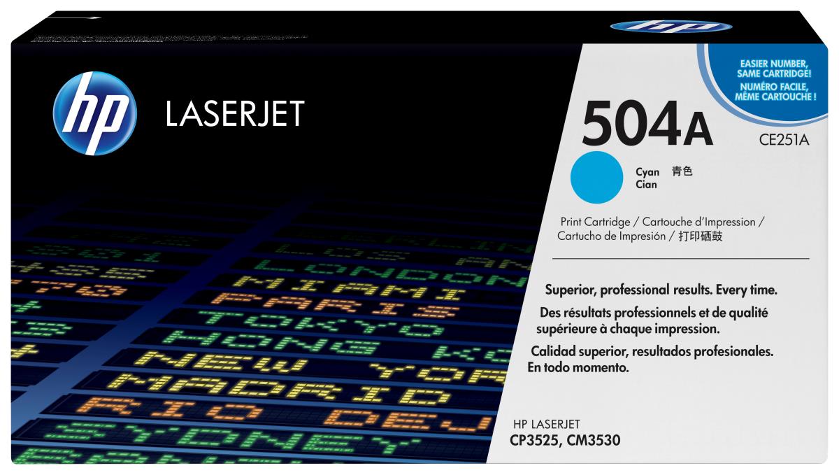 Toner Cartridge - No 504A - 7k Pages - Cyan